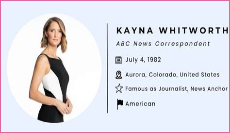 Kayna Whitworth Married, Husband, Children, Net Worth, Salary, Age, Height, Wiki-Bio